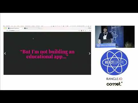 Video thumbnail: The Case for Whimsy - Joshua Comeau aka @joshwcomeau at @ReactEurope 2018