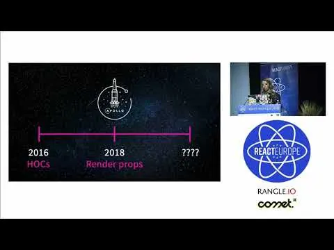 Video thumbnail: A Journey Through React Apollo - Peggy Rayzis aka @peggyrayzis at @ReactEurope 2018